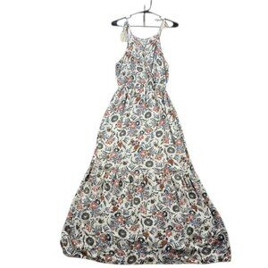 American Eagle Dress Floral Pink Maxi Women's Size M